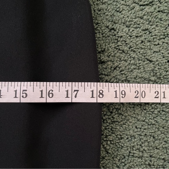 Vintage Andrea Polizzi Black Lace-Up Back Trumpet Mermaid Formal Maxi Dress Sz 6 - Picture 10 of 12